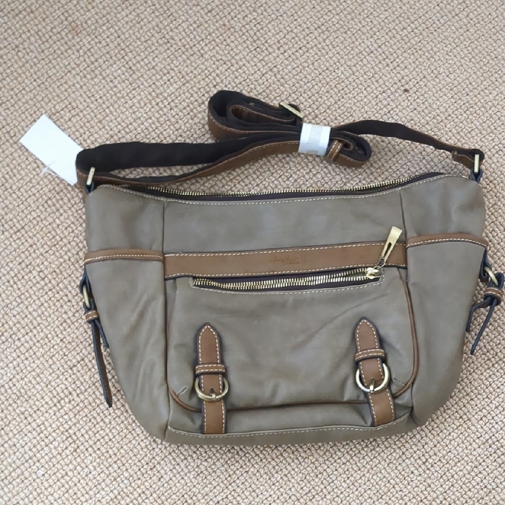 Stylish Tan Crossbody Bag